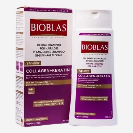 BIOBLAS COLLAGEN+KERATIN ANTI-HAIR LOSS SHAMPOO 360ML