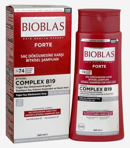 BIOBLAS Forte Shampoo 360 ml – Strengthen Hair & Reduce Hair Loss